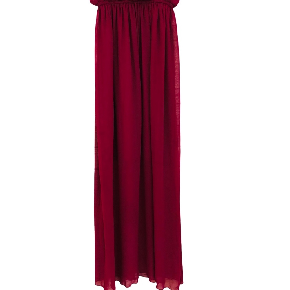 Burgundy Maxi Dress. - Picture 3 of 7